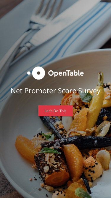 Survey opentable 1